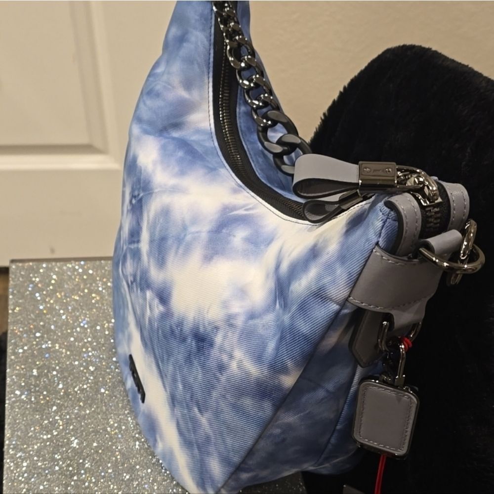 Tumi Voyageur Davenay Crossbody Bag- Blue Tie Dye - Picture 10 of 12